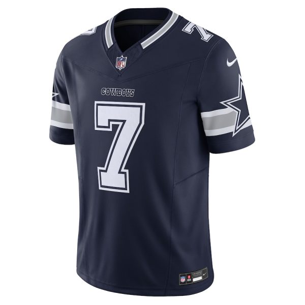 Men's Dallas Cowboys Trevon Diggs Nike Navy Vapor F.U.S.E. Limited Jersey - GNE DROP082