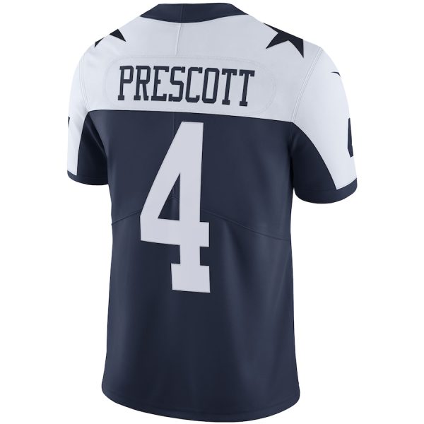 Men's Dallas Cowboys Dak Prescott Nike Navy Alternate Vapor Limited Jersey - GNE DROP083