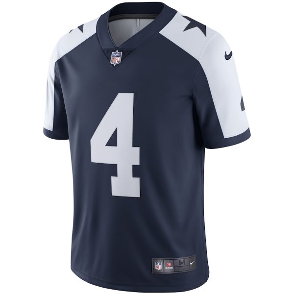 Men's Dallas Cowboys Dak Prescott Nike Navy Alternate Vapor Limited Jersey - GNE DROP083