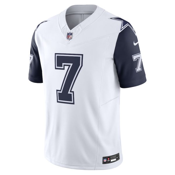 Men's Dallas Cowboys Trevon Diggs Nike White Vapor F.U.S.E. Limited Jersey - GNE DROP085