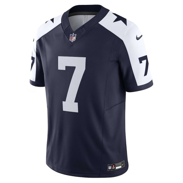 Men's Dallas Cowboys Trevon Diggs Nike Navy Vapor F.U.S.E. Limited Jersey - GNE DROP087