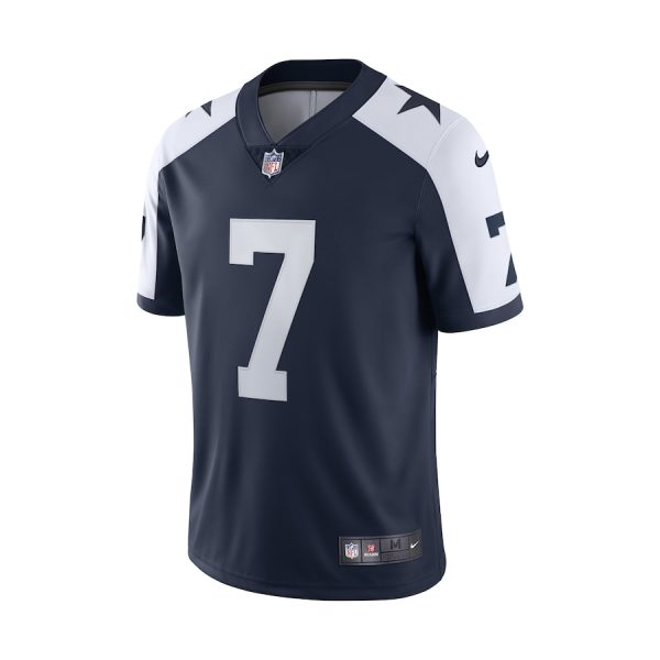 Men's Dallas Cowboys Trevon Diggs Nike Navy Alternate Vapor Limited Jersey - GNE DROP089