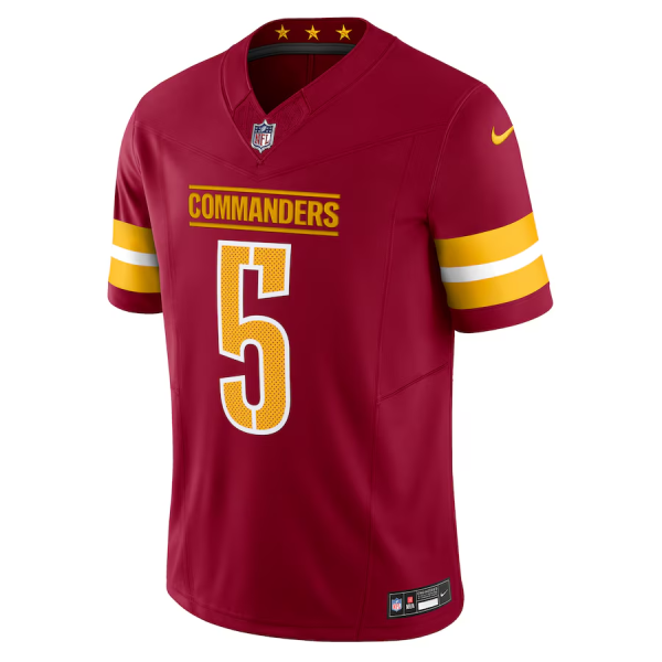 Men's Washington Commanders Jayden Daniels Nike Burgundy Vapor F.U.S.E. Limited Jersey - GNE DROP098