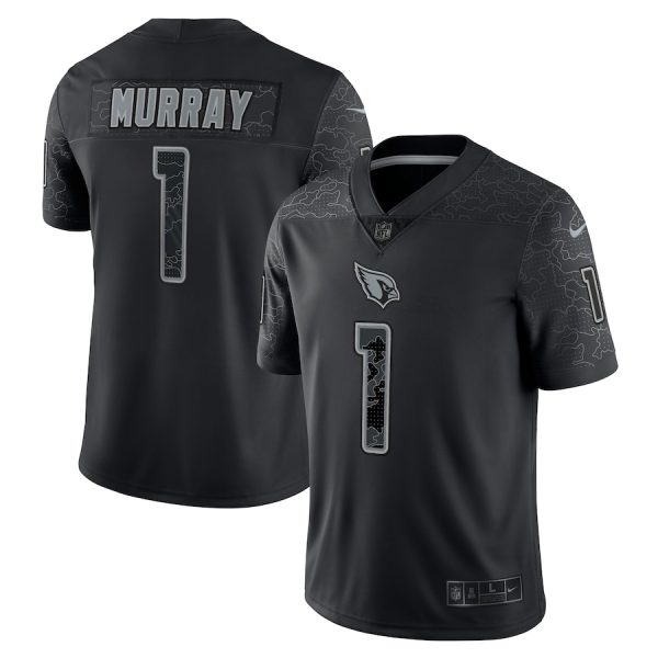 Men's Arizona Cardinals Kyler Murray Nike Black RFLCTV Limited Jersey - GNE DROP142