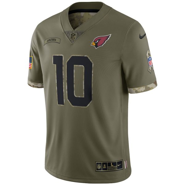 Men's Arizona Cardinals DeAndre Hopkins Nike Olive Salute To Service Limited Jersey - GNE DROP153