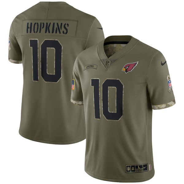 Men's Arizona Cardinals DeAndre Hopkins Nike Olive Salute To Service Limited Jersey - GNE DROP153