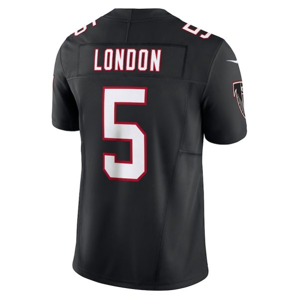 Men's Atlanta Falcons Drake London Nike Black Vapor F.U.S.E. Limited Jersey - GNE DROP161