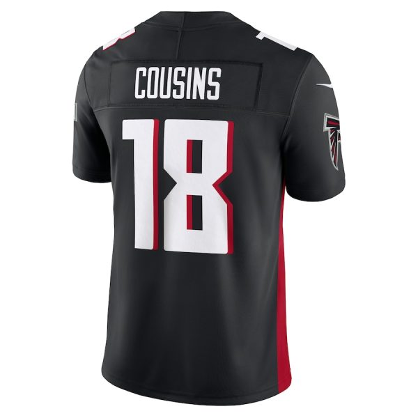 Men's Atlanta Falcons Kirk Cousins Nike Black Vapor F.U.S.E. Limited Jersey - GNE DROP162