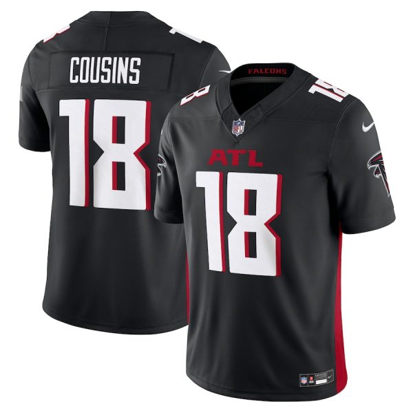 Men's Atlanta Falcons Kirk Cousins Nike Black Vapor F.U.S.E. Limited Jersey - GNE DROP162