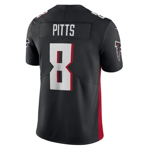 Men's Atlanta Falcons Kyle Pitts Nike Black Vapor Limited Jersey - GNE DROP166