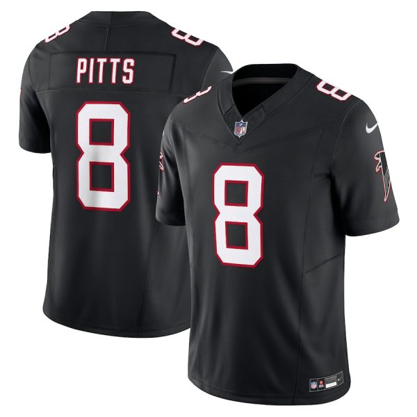 Men's Atlanta Falcons Kyle Pitts Nike Black Vapor F.U.S.E. Limited Jersey - GNE DROP168