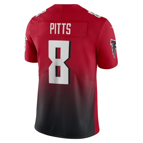 Men's Atlanta Falcons Kyle Pitts Nike Red Alternate 2 Vapor Limited Jersey - GNE DROP169