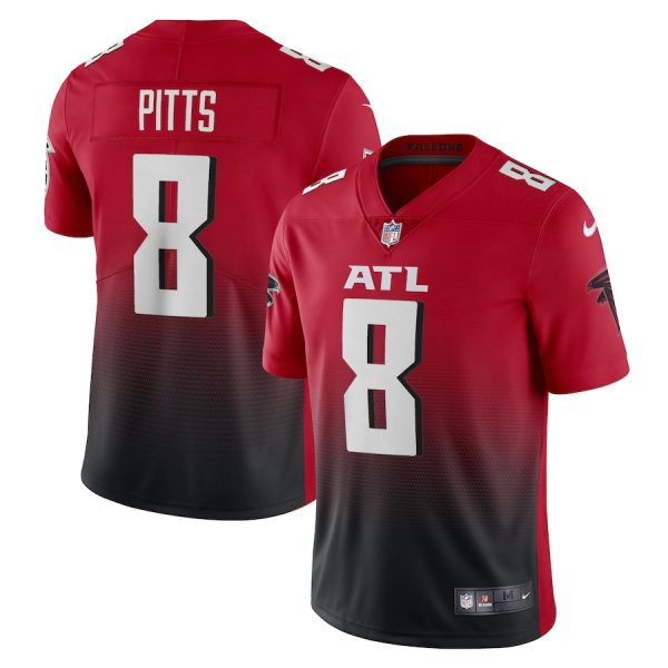 Men's Atlanta Falcons Kyle Pitts Nike Red Alternate 2 Vapor Limited Jersey - GNE DROP169