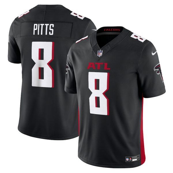 Men's Atlanta Falcons Kyle Pitts Nike Black Vapor F.U.S.E. Limited Jersey - GNE DROP170