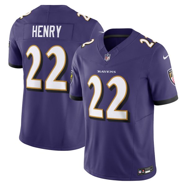 Men's Baltimore Ravens Derrick Henry Nike Purple Vapor F.U.S.E. Limited Jersey - GNE DROP175