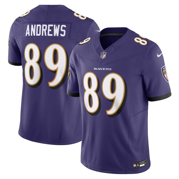 Men's Baltimore Ravens Mark Andrews Nike Purple Vapor F.U.S.E. Limited Jersey - GNE DROP177