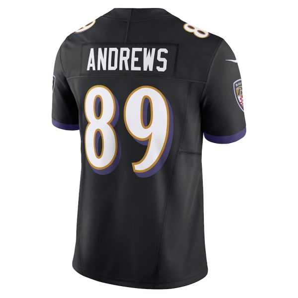 Men's Baltimore Ravens Mark Andrews Nike Black Vapor F.U.S.E. Limited Jersey - GNE DROP180