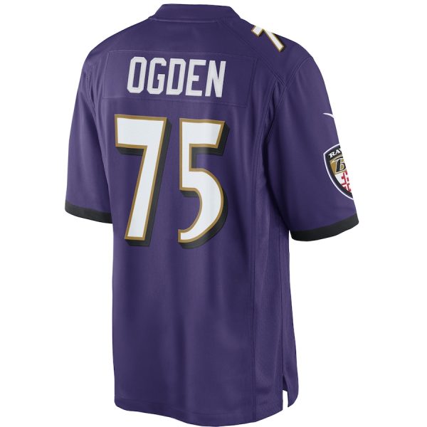 Men's Nike Jonathan Ogden Purple Baltimore Ravens Retired Player Limited Jersey - GNE DROP193