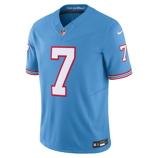 Men's Tennessee Titans Malik Willis Nike Light Blue Vapor F.U.S.E. Limited Jersey - GNE DROP194