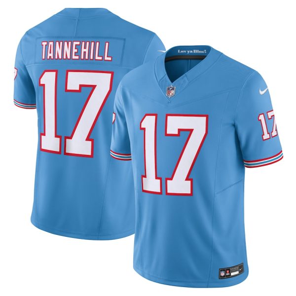 Men's Tennessee Titans Ryan Tannehill Nike Light Blue Vapor F.U.S.E. Limited Jersey - GNE DROP201