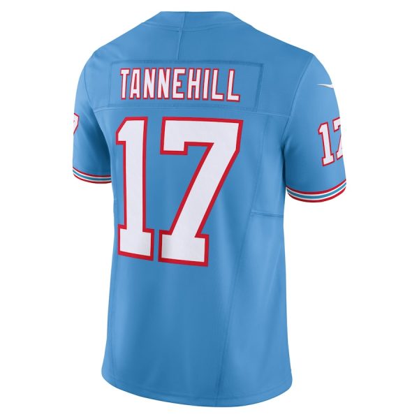 Men's Tennessee Titans Ryan Tannehill Nike Light Blue Vapor F.U.S.E. Limited Jersey - GNE DROP201