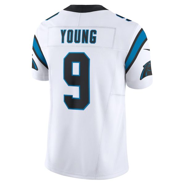 Men's Carolina Panthers Bryce Young Nike White Vapor F.U.S.E. Limited Jersey - GNE DROP217