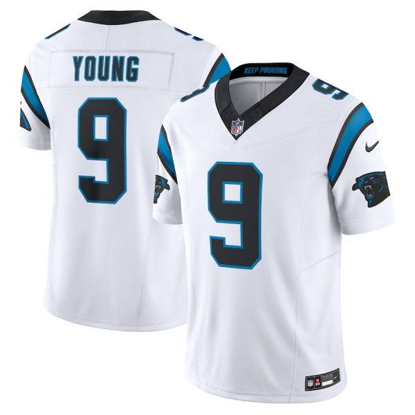 Men's Carolina Panthers Bryce Young Nike White Vapor F.U.S.E. Limited Jersey - GNE DROP217