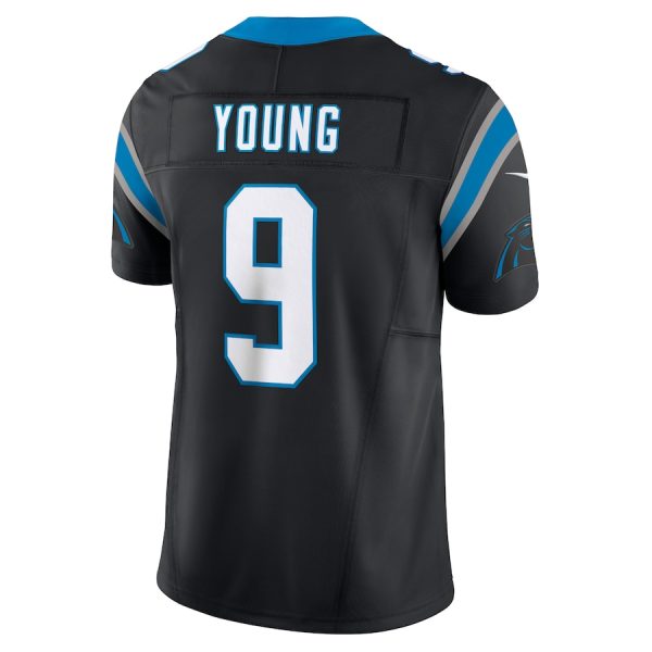 Men's Carolina Panthers Bryce Young Nike Black Vapor F.U.S.E. Limited Jersey - GNE DROP218