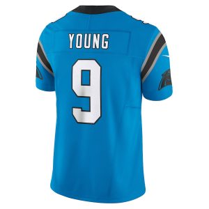 Men's Carolina Panthers Bryce Young Nike Blue Vapor F.U.S.E. Limited Jersey - GNE DROP219