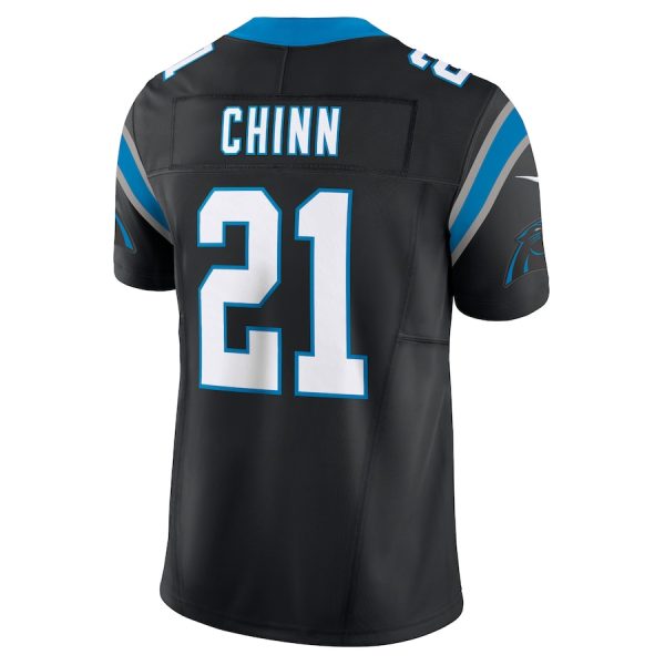 Men's Carolina Panthers Jeremy Chinn Nike Black Vapor F.U.S.E. Limited Jersey - GNE DROP226