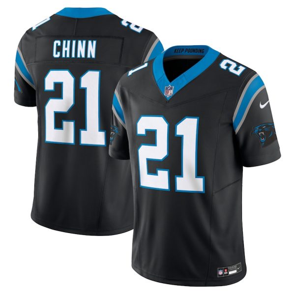 Men's Carolina Panthers Jeremy Chinn Nike Black Vapor F.U.S.E. Limited Jersey - GNE DROP226