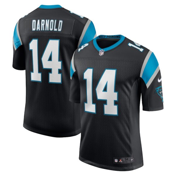 Men's Carolina Panthers Sam Darnold Nike Black Vapor Limited Jersey - GNE DROP227