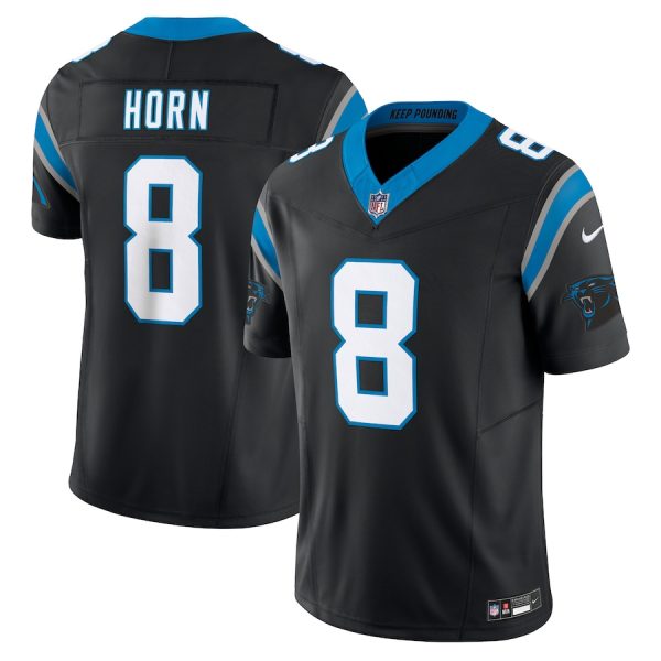 Men's Carolina Panthers Jaycee Horn Nike Black Vapor F.U.S.E. Limited Jersey - GNE DROP228