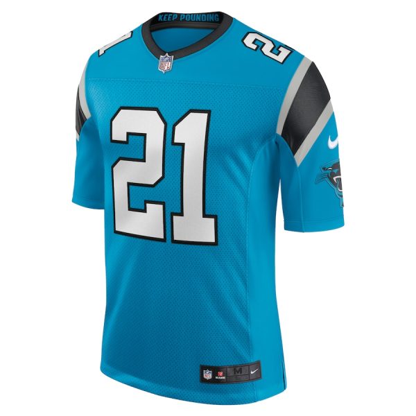 Men's Carolina Panthers Jeremy Chinn Nike Blue Vapor Limited Jersey - GNE DROP229