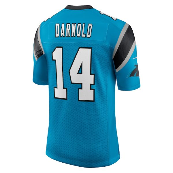 Men's Carolina Panthers Sam Darnold Nike Blue Vapor Limited Jersey - GNE DROP230