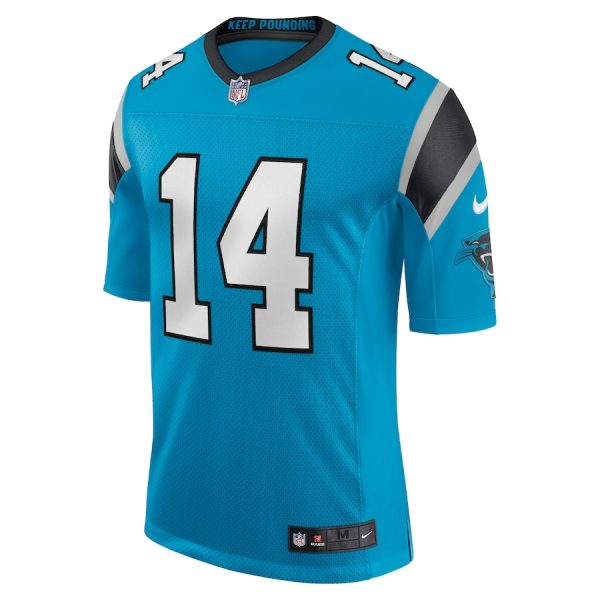 Men's Carolina Panthers Sam Darnold Nike Blue Vapor Limited Jersey - GNE DROP230