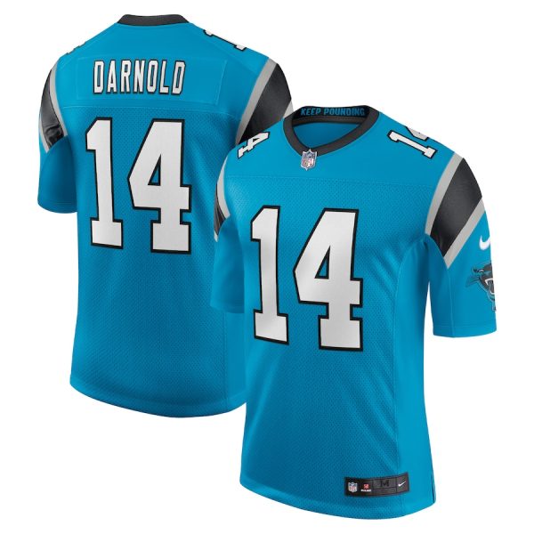 Men's Carolina Panthers Sam Darnold Nike Blue Vapor Limited Jersey - GNE DROP230