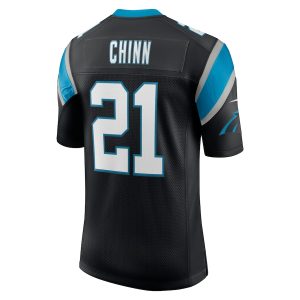 Men's Carolina Panthers Jeremy Chinn Nike Black Vapor Limited Jersey - GNE DROP231