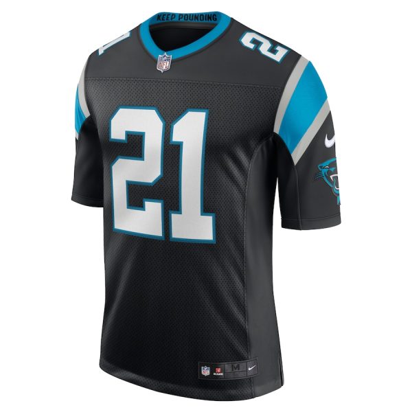 Men's Carolina Panthers Jeremy Chinn Nike Black Vapor Limited Jersey - GNE DROP231