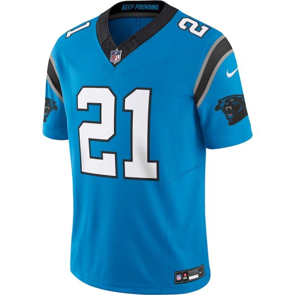 Men's Carolina Panthers Jeremy Chinn Nike Blue Vapor F.U.S.E. Limited Jersey - GNE DROP232