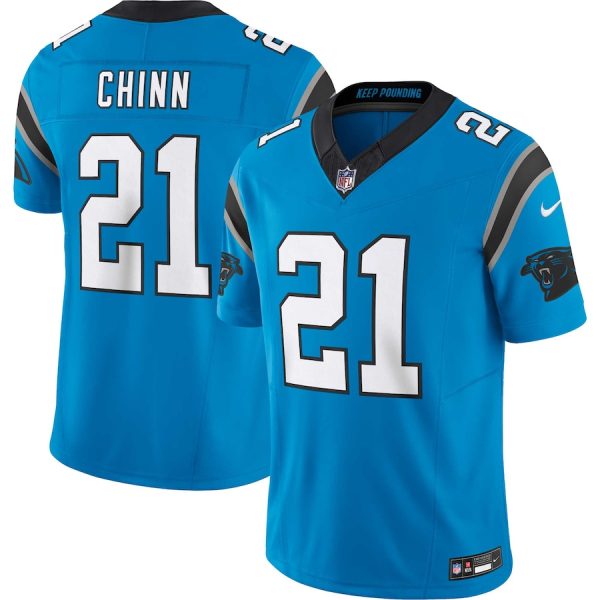 Men's Carolina Panthers Jeremy Chinn Nike Blue Vapor F.U.S.E. Limited Jersey - GNE DROP232