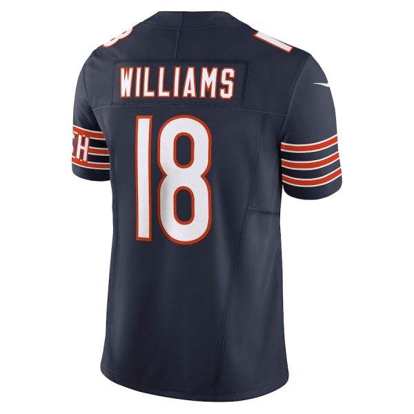 Men's Chicago Bears Caleb Williams Nike Navy Vapor F.U.S.E. Limited Jersey - GNE DROP233