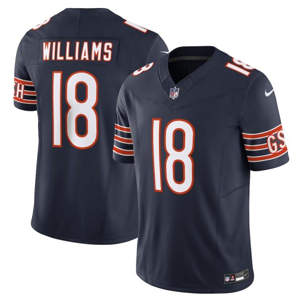 Men's Chicago Bears Caleb Williams Nike Navy Vapor F.U.S.E. Limited Jersey - GNE DROP233