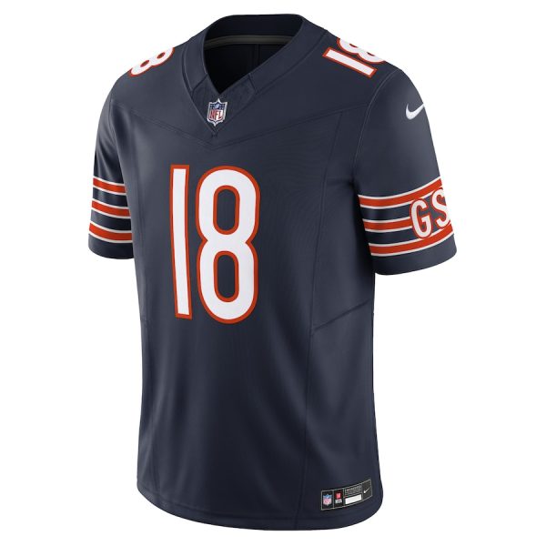 Men's Chicago Bears Caleb Williams Nike Navy Vapor F.U.S.E. Limited Jersey - GNE DROP233