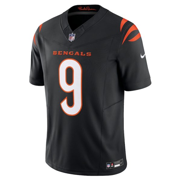 Men's Cincinnati Bengals Joe Burrow Nike Black Vapor F.U.S.E. Limited Jersey - GNE DROP241