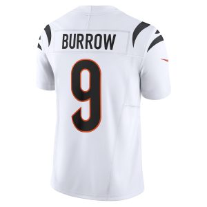 Men's Cincinnati Bengals Joe Burrow Nike White Vapor F.U.S.E. Limited Jersey - GNE DROP242