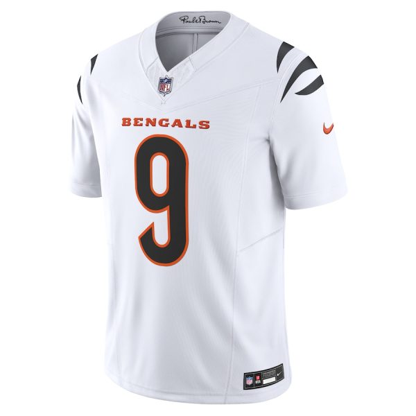 Men's Cincinnati Bengals Joe Burrow Nike White Vapor F.U.S.E. Limited Jersey - GNE DROP242