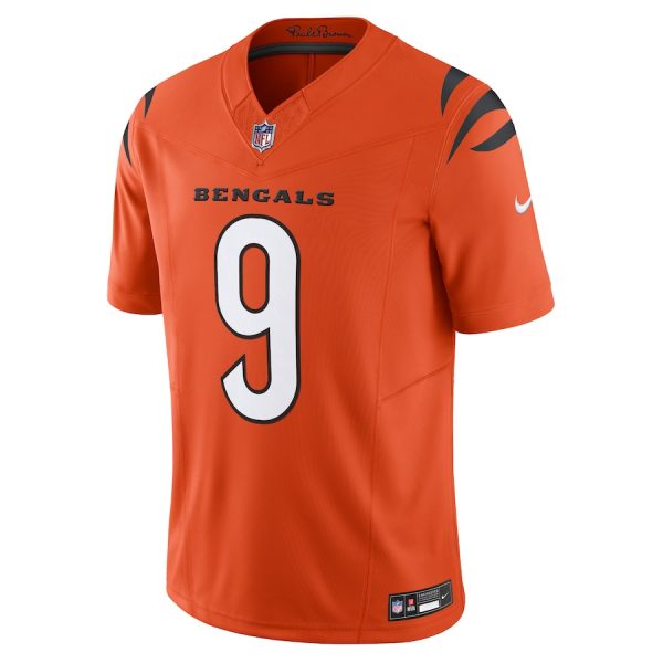 Men's Cincinnati Bengals Joe Burrow Nike Orange Vapor F.U.S.E. Limited Jersey - GNE DROP244