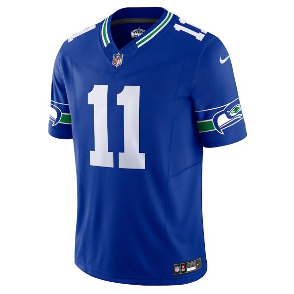 Men's Seattle Seahawks Jaxon Smith-Njigba Nike Royal Alternate Vapor F.U.S.E. Limited Jersey - GNE DROP247