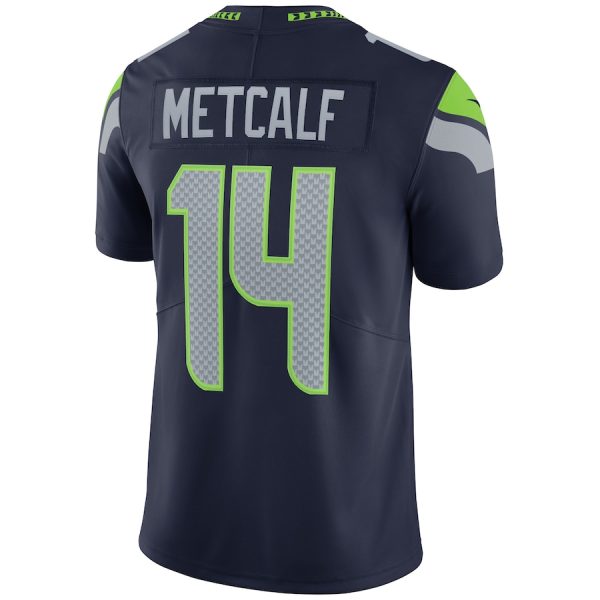 Men's Seattle Seahawks DK Metcalf Nike College Navy Vapor Limited Jersey - GNE DROP248